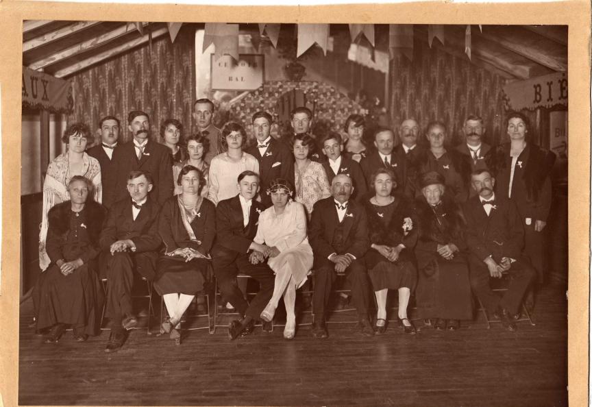 Mariage Pierre Gibassier et Jeanne Barbier 1928