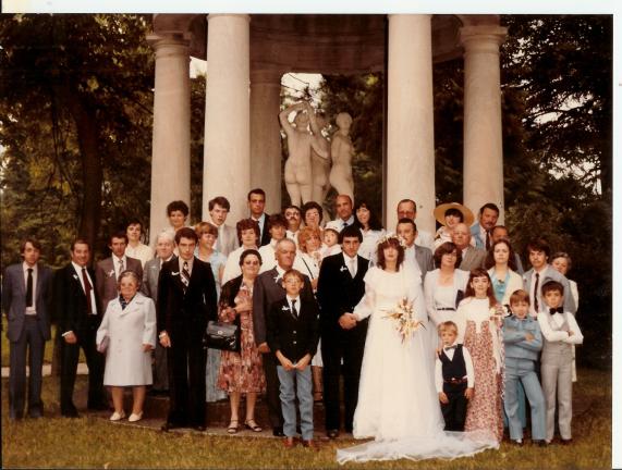 Mariage Abel Carillon & Sylvie Cattarin 1981